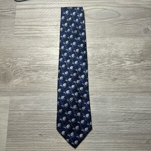 Givenchy Silk Tie Made in Italy Navy Blue